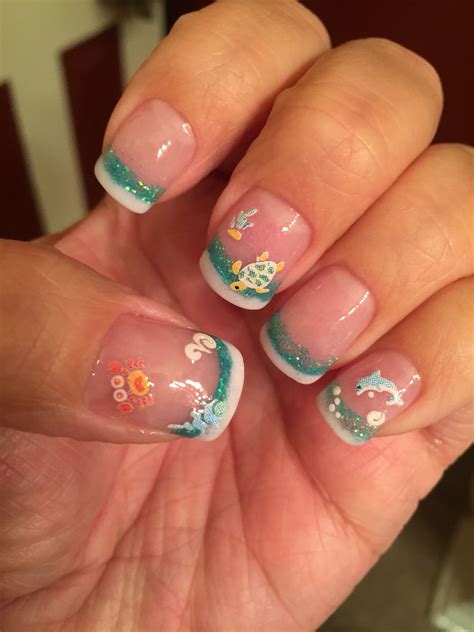 cute nails for a cruise|caribbean cruise nail designs.